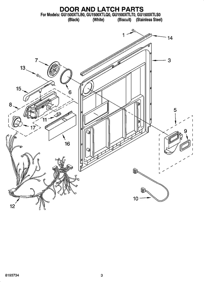 Diagram for GU1500XTLS0