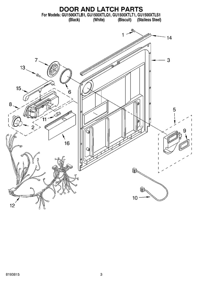 Diagram for GU1500XTLQ1