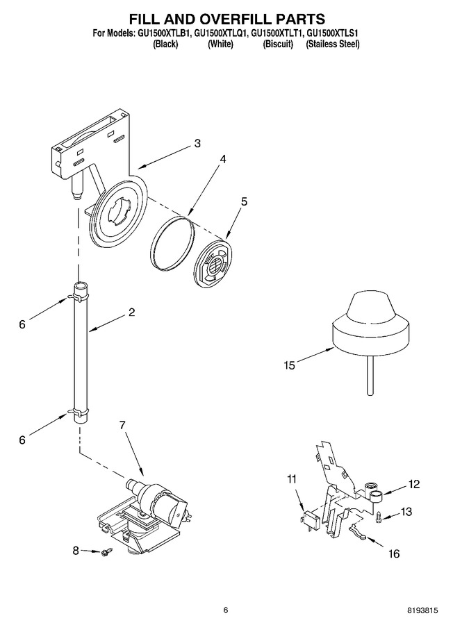 Diagram for GU1500XTLT1
