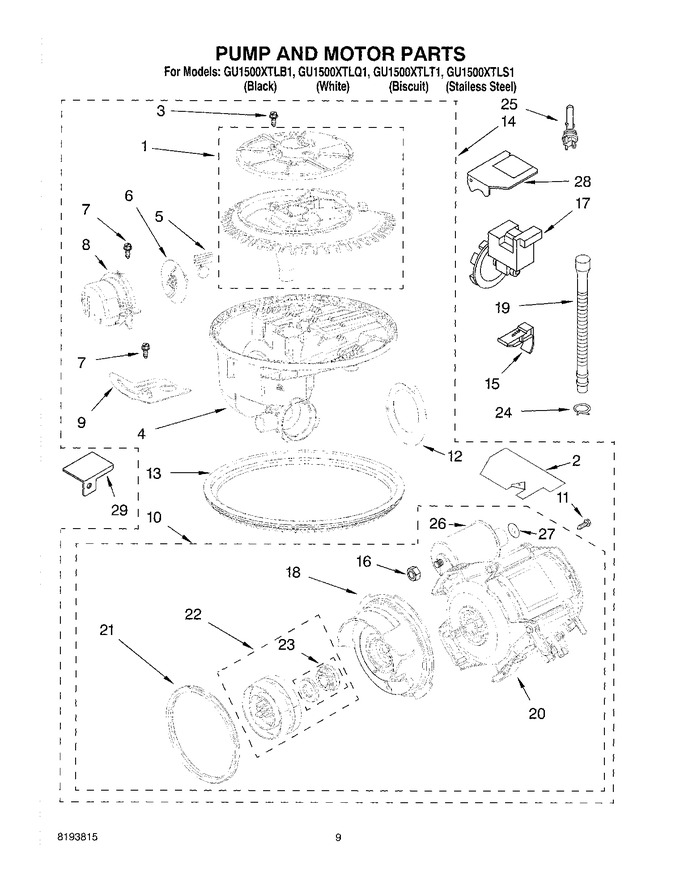 Diagram for GU1500XTLQ1