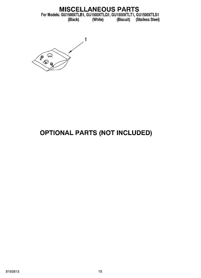 Diagram for GU1500XTLS1