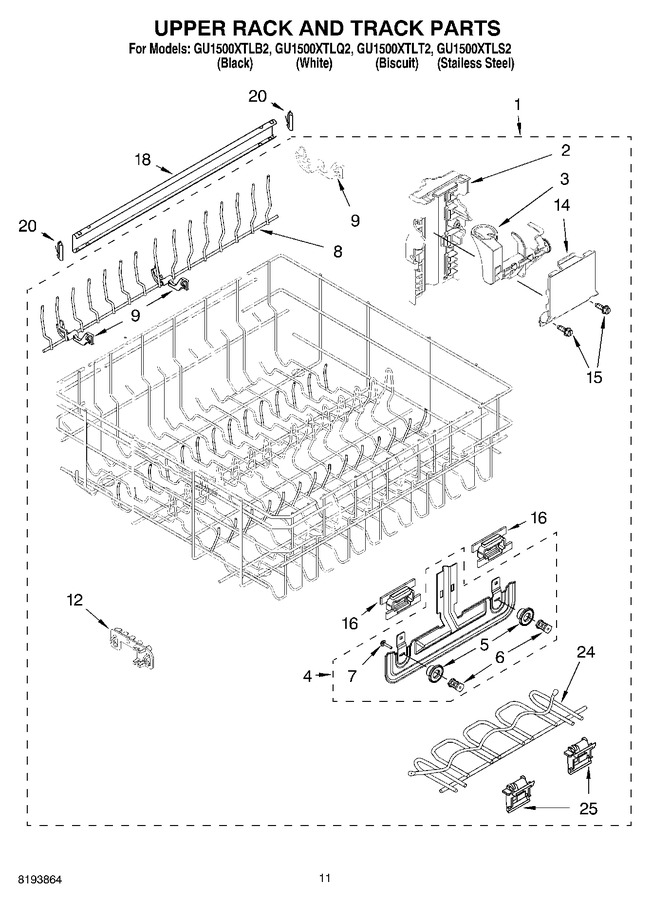 Diagram for GU1500XTLT2