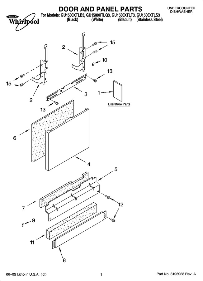 Diagram for GU1500XTLS3