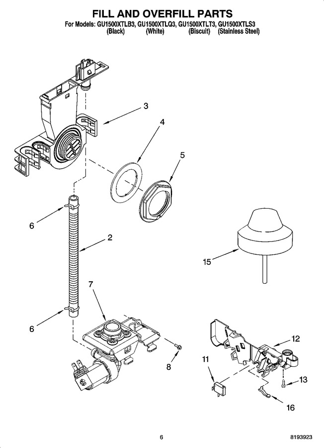 Diagram for GU1500XTLS3