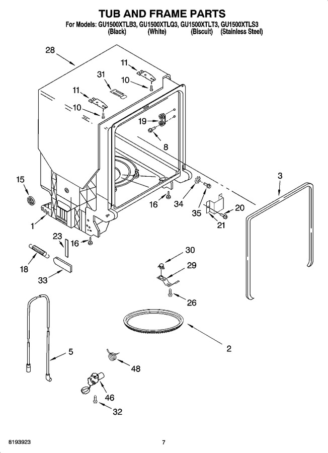 Diagram for GU1500XTLS3