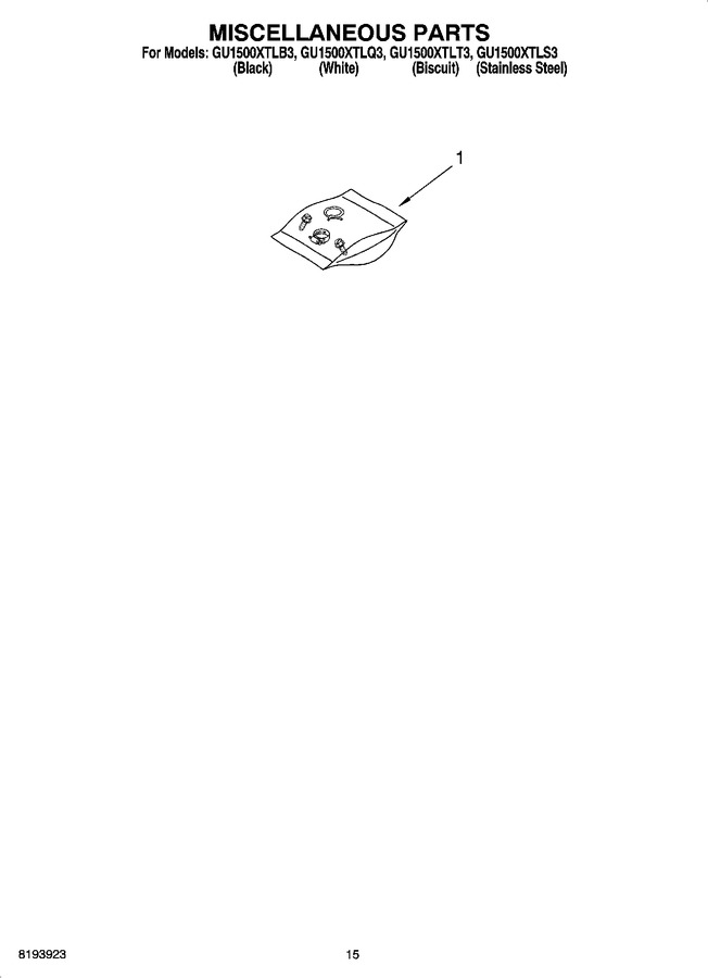 Diagram for GU1500XTLB3
