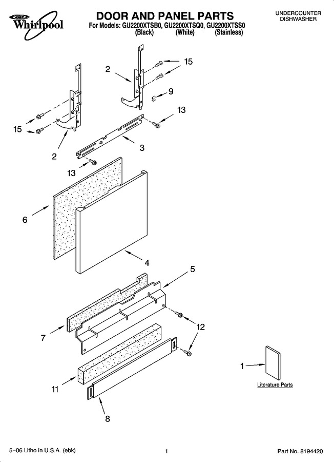 Diagram for GU2200XTSS0