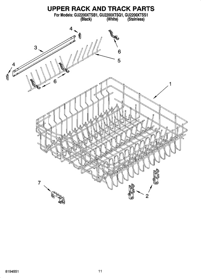 Diagram for GU2200XTSB1