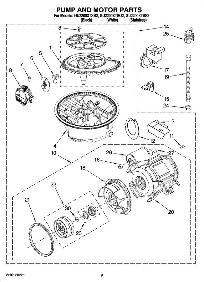 Diagram for GU2200XTSB2