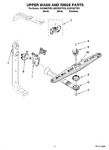 Diagram for 10 - Upper Wash And Rinse Parts