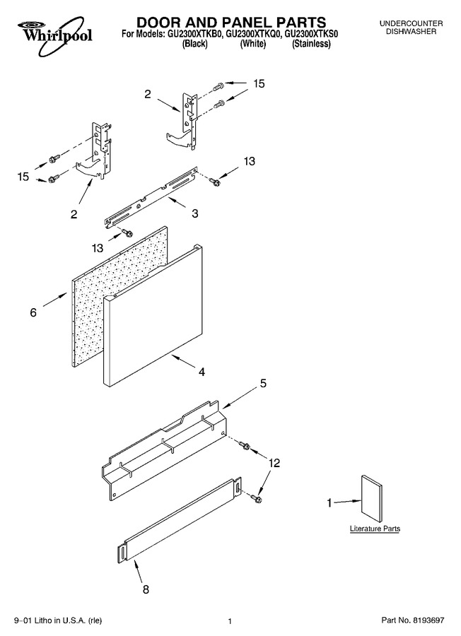 Diagram for GU2300XTKB0
