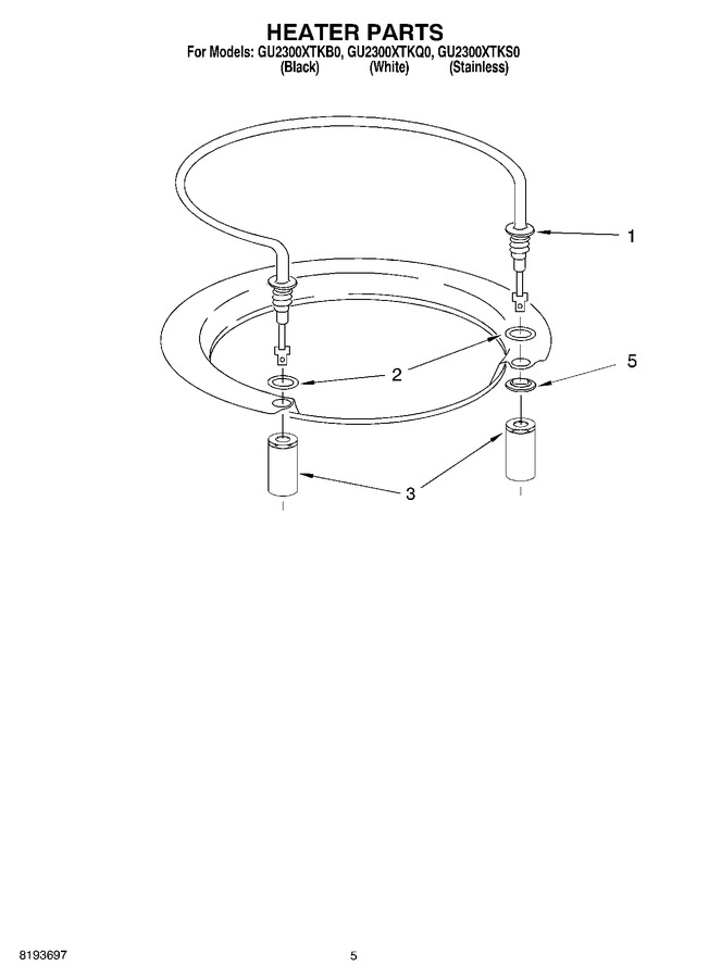 Diagram for GU2300XTKB0