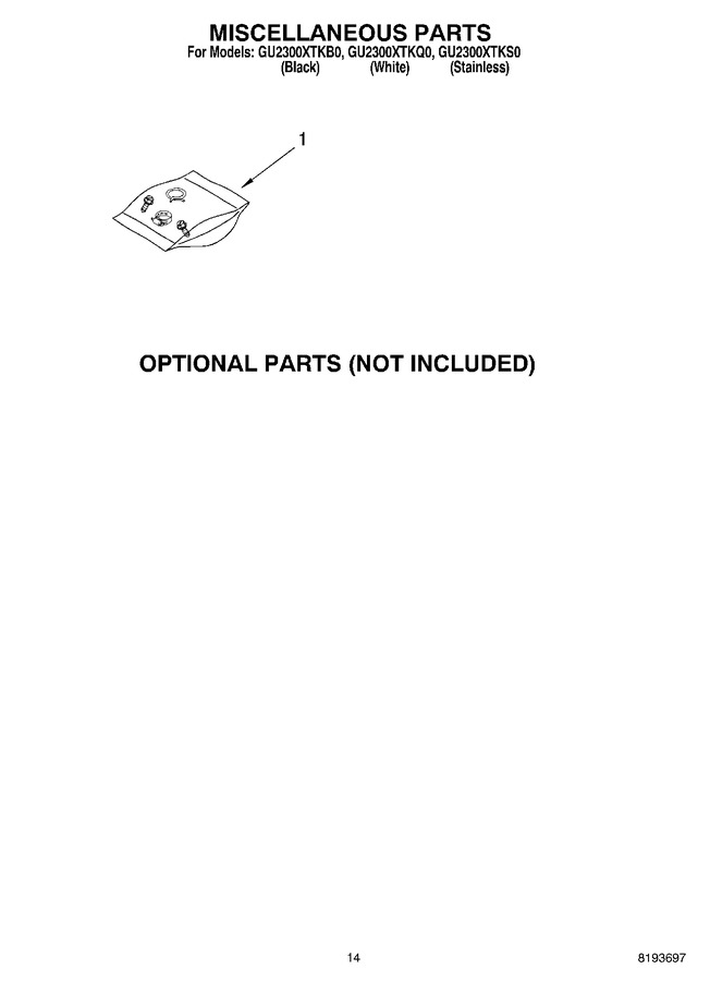 Diagram for GU2300XTKQ0