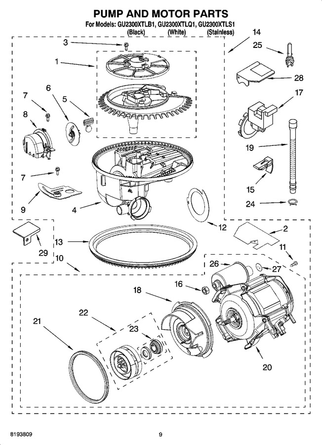 Diagram for GU2300XTLS1