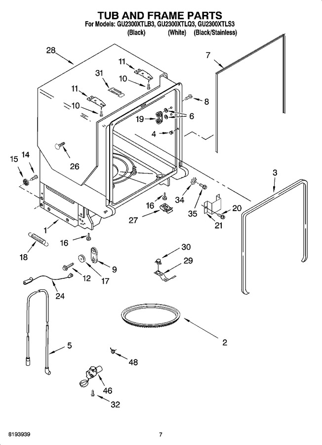 Diagram for GU2300XTLB3