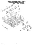 Diagram for 09 - Upper Rack And Track Parts