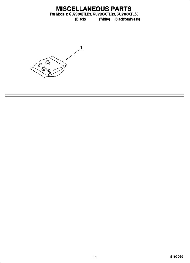 Diagram for GU2300XTLB3