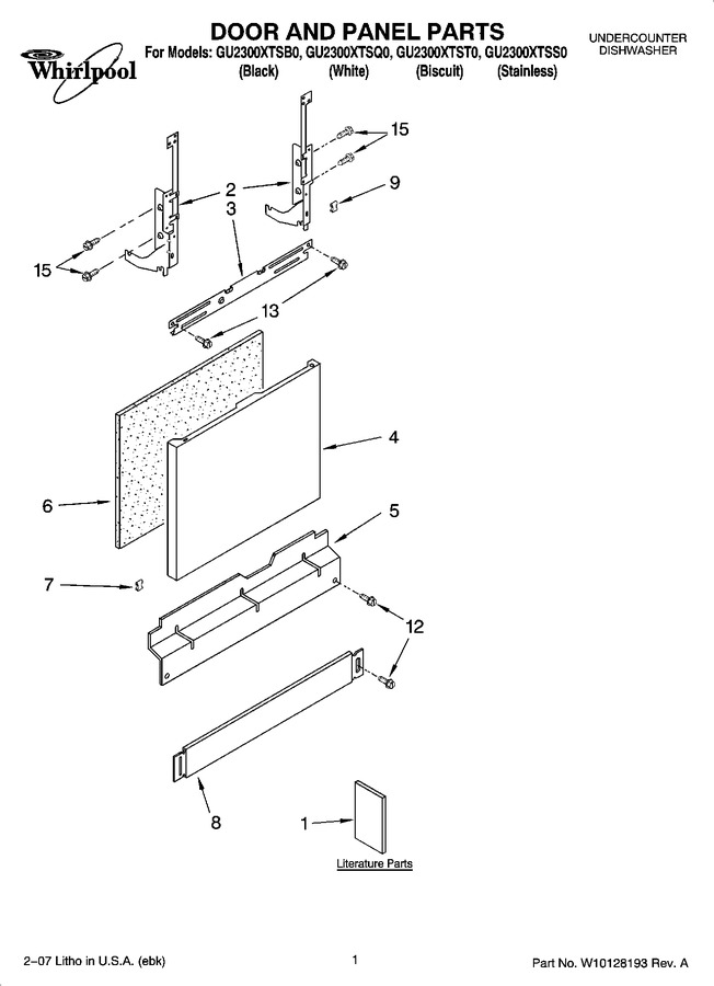 Diagram for GU2300XTSB0