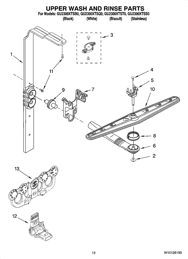 Diagram for GU2300XTSB0