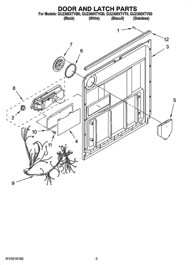 Diagram for GU2300XTVQ0
