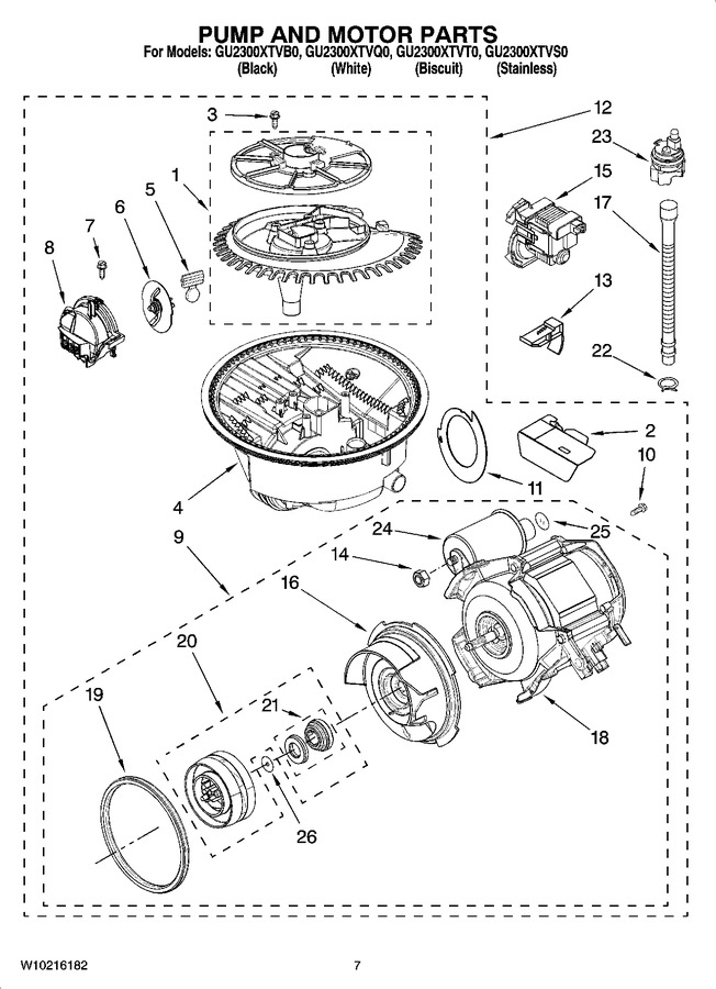 Diagram for GU2300XTVS0