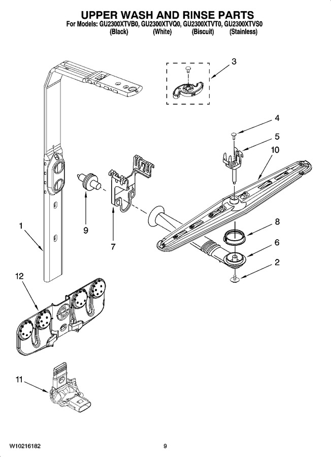 Diagram for GU2300XTVQ0