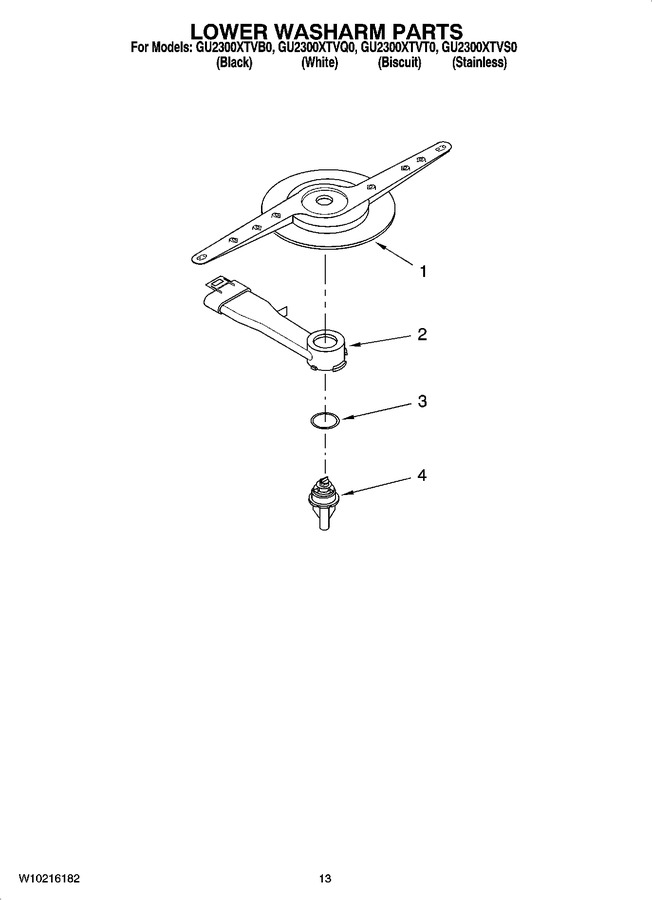 Diagram for GU2300XTVS0