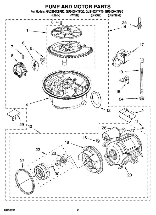 Diagram for GU2400XTPT0