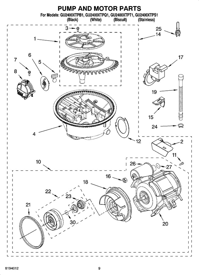 Diagram for GU2400XTPQ1