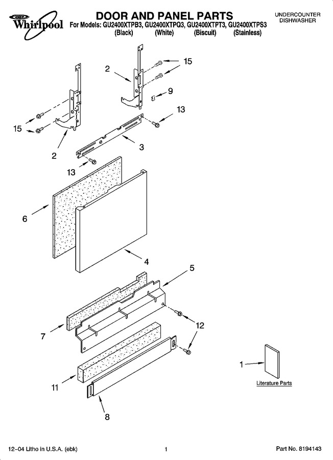 Diagram for GU2400XTPT3