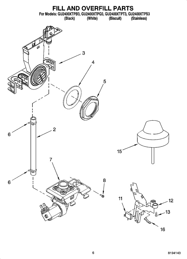 Diagram for GU2400XTPT3