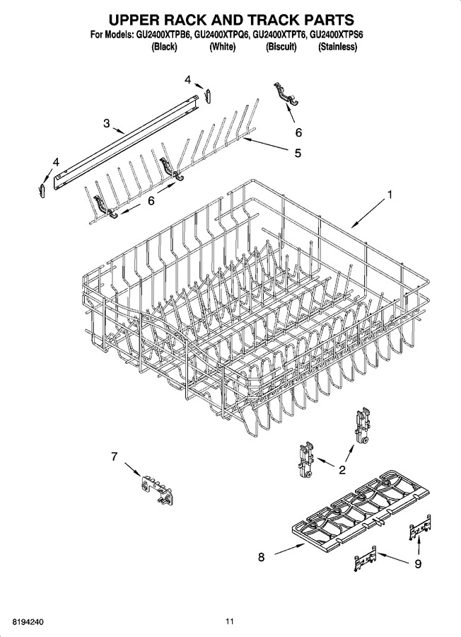 Diagram for GU2400XTPS6