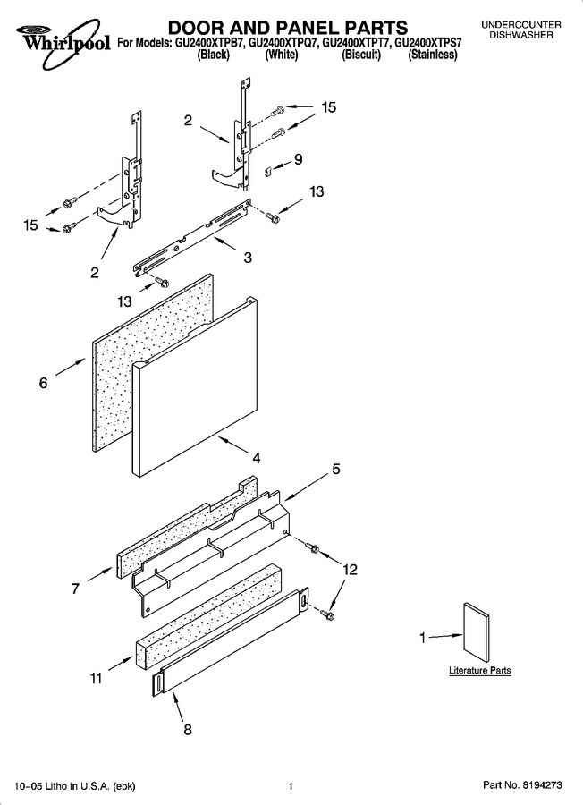 Diagram for GU2400XTPT7