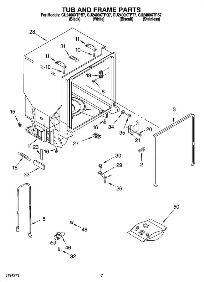 Diagram for GU2400XTPT7