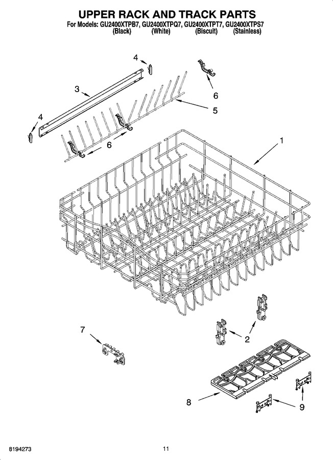 Diagram for GU2400XTPT7