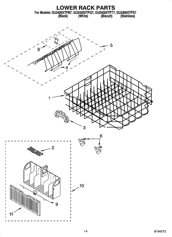 Diagram for GU2400XTPT7