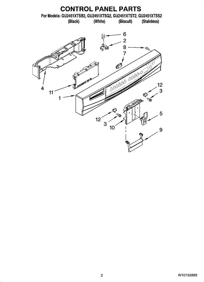 Diagram for GU2451XTSB2
