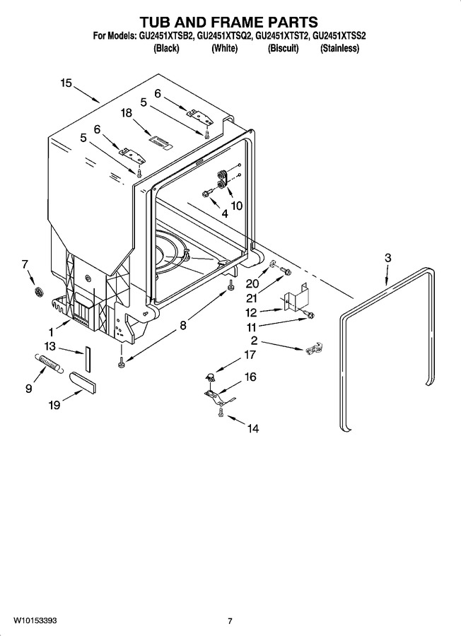 Diagram for GU2451XTST2