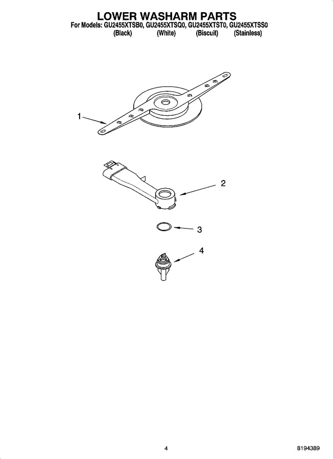 Diagram for GU2455XTSS0