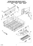 Diagram for 09 - Upper Rack And Track Parts