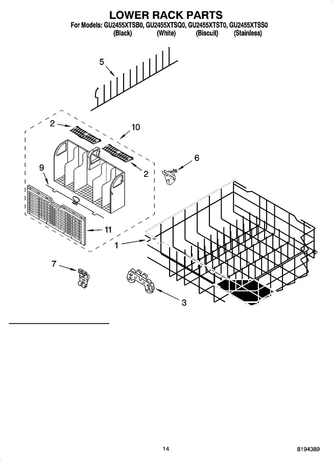 Diagram for GU2455XTSS0