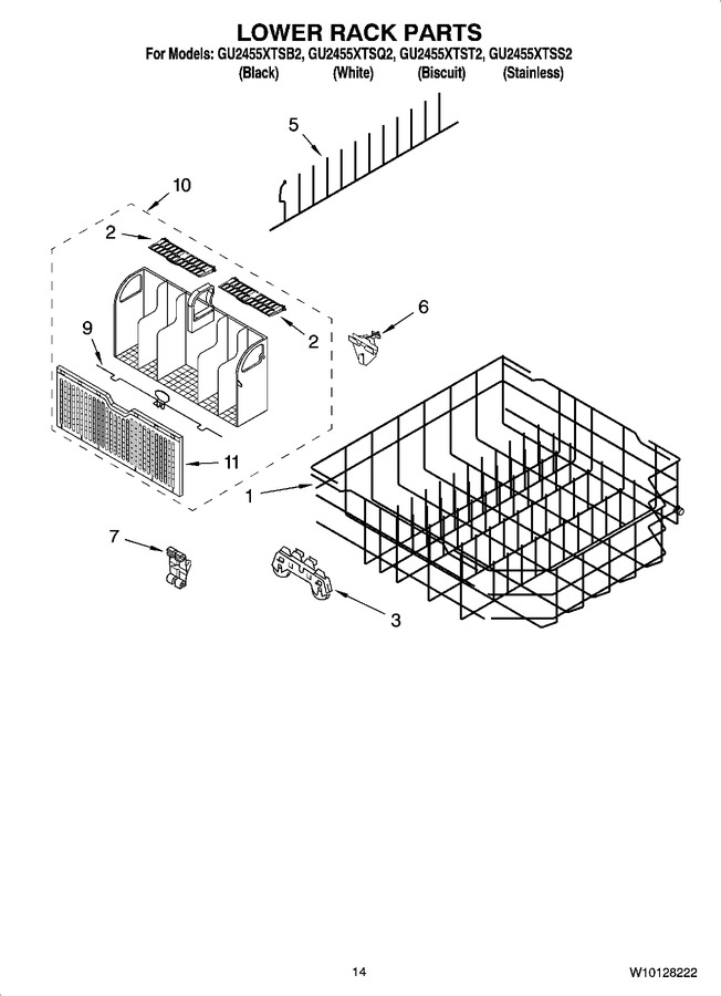 Diagram for GU2455XTST2