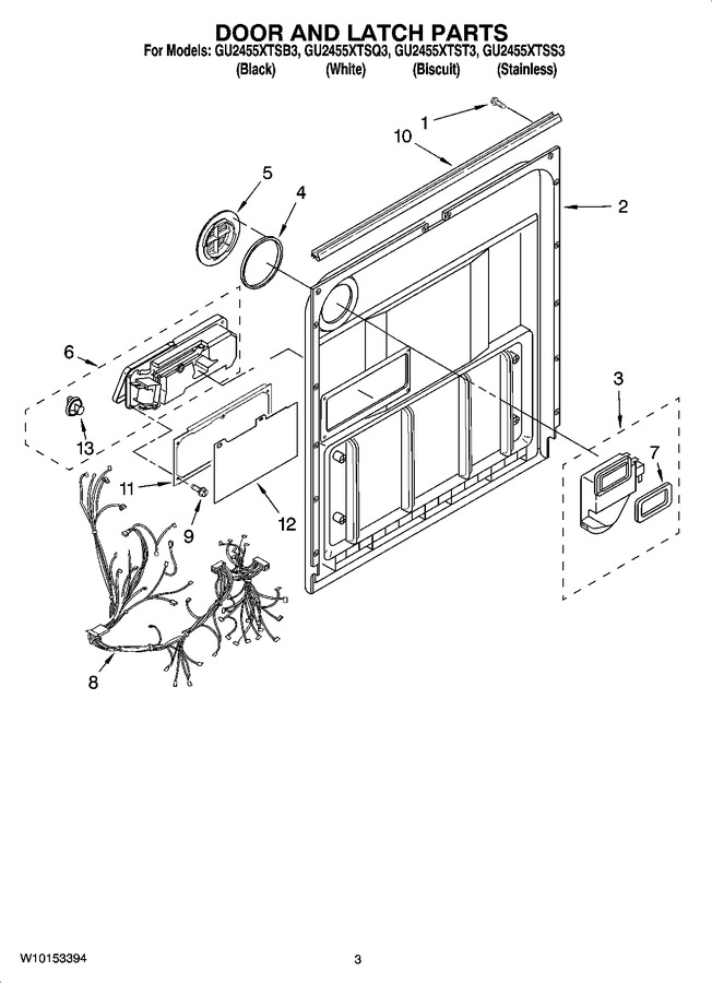 Diagram for GU2455XTSS3