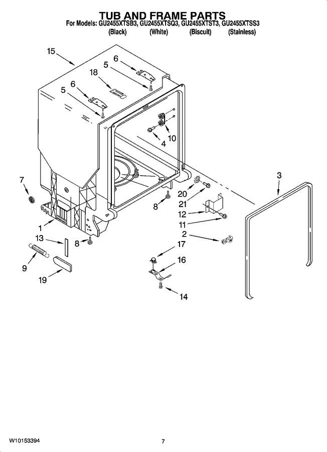 Diagram for GU2455XTSS3