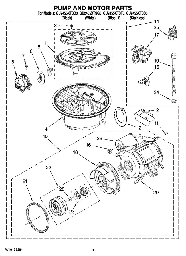 Diagram for GU2455XTSS3