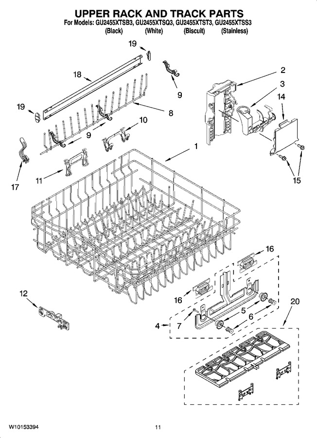 Diagram for GU2455XTSB3
