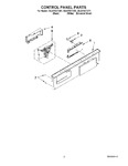 Diagram for 02 - Control Panel Parts