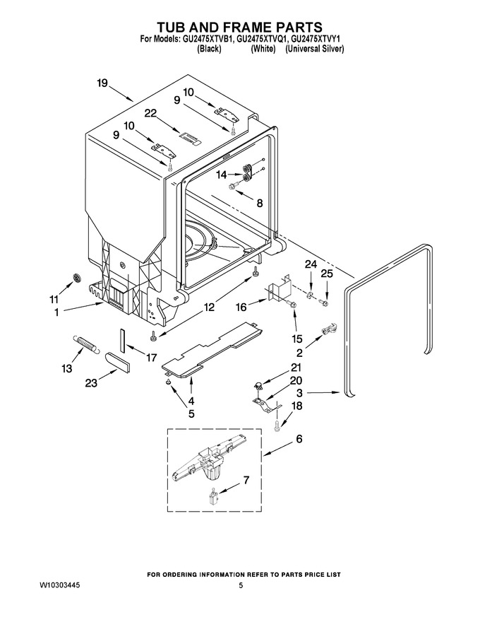 Diagram for GU2475XTVB1