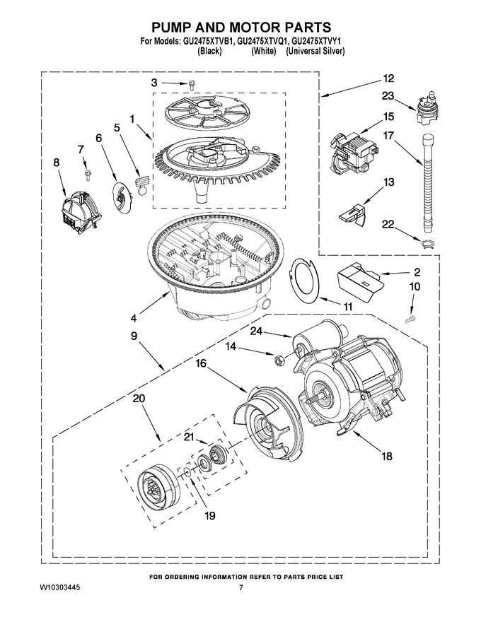 Diagram for GU2475XTVB1