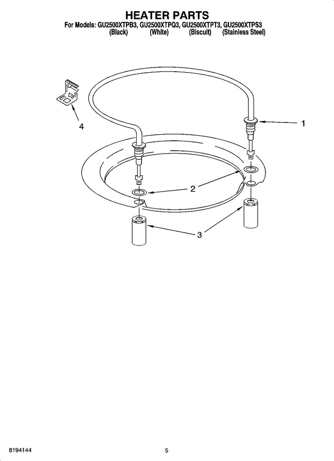 Diagram for GU2500XTPB3